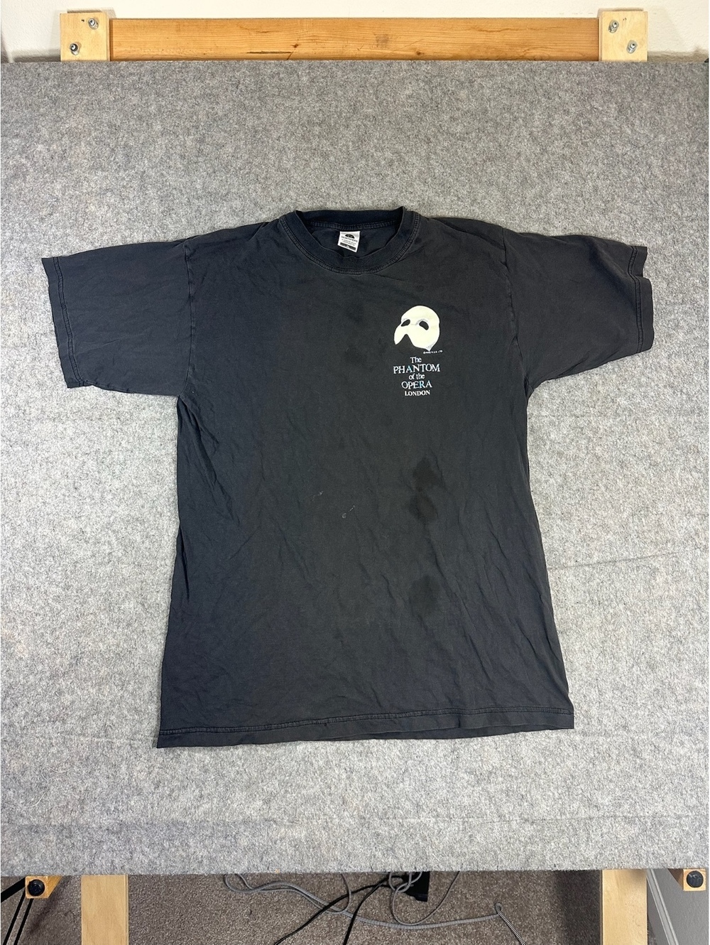 Vintage The Phantom of the Opera black T-shirt mens size XL